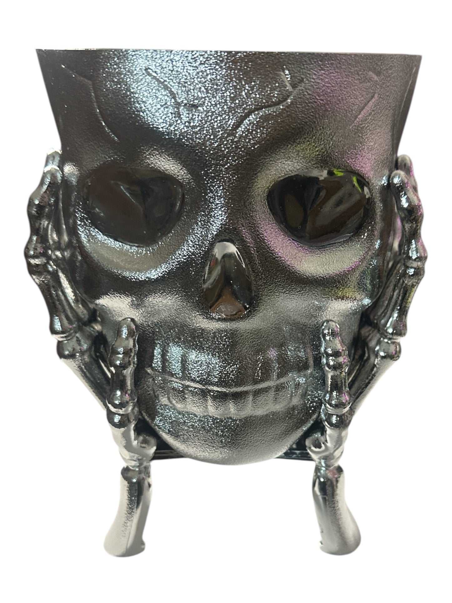 Halloween Skull basket/ Filled with Candy