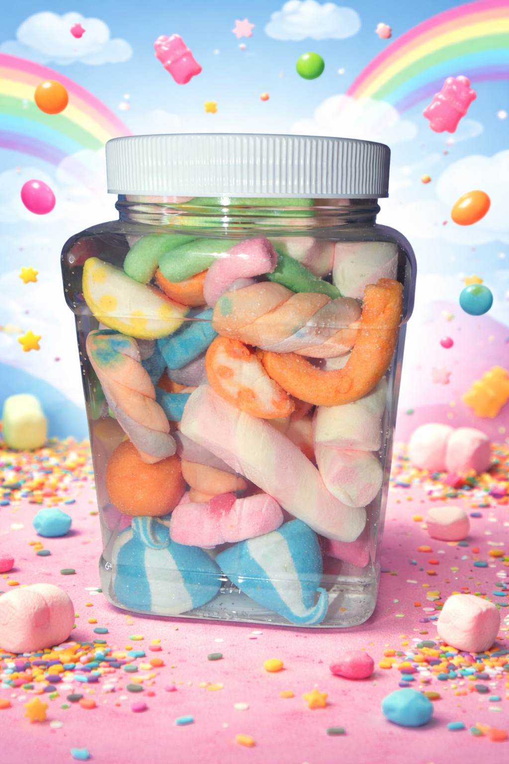 International Marshmallow Mix Container