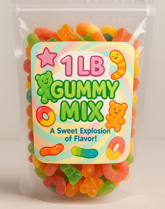 1LB Gummy Mix 4 choices