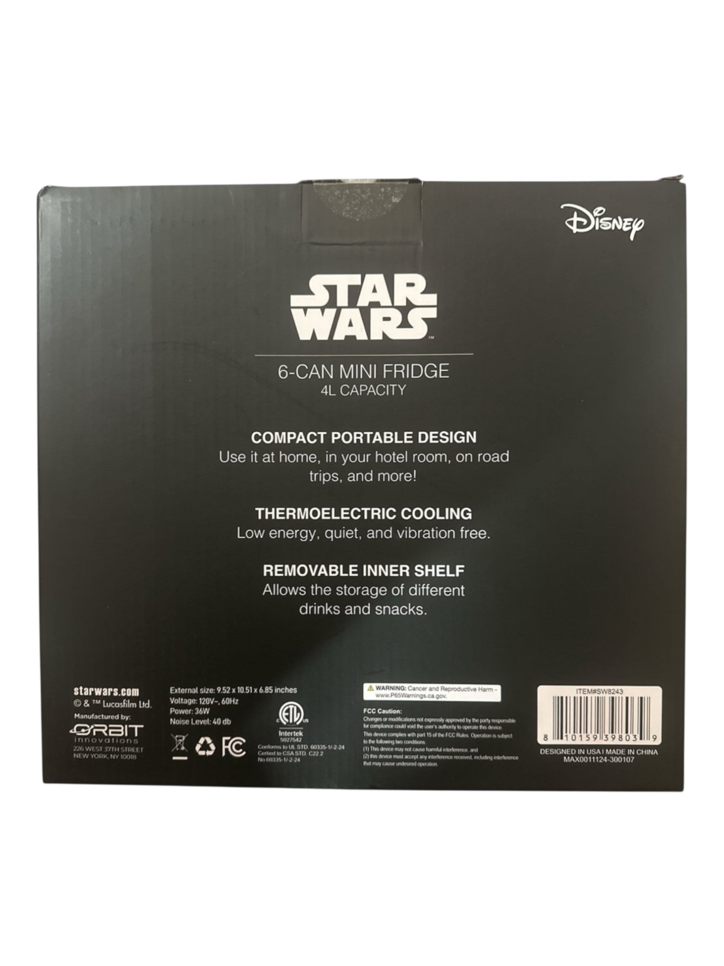 Star Wars Mini Fridge