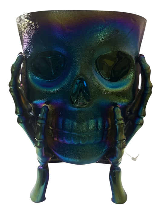 Halloween Skull basket/ Filled with Candy